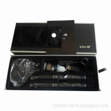 E-cigarette Starter Kit eGo-W with 1,100mAh Capacity, Hottest Colorful Pen Style